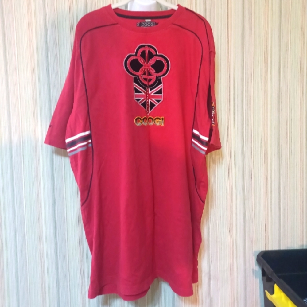 Men's Coogi red shirt